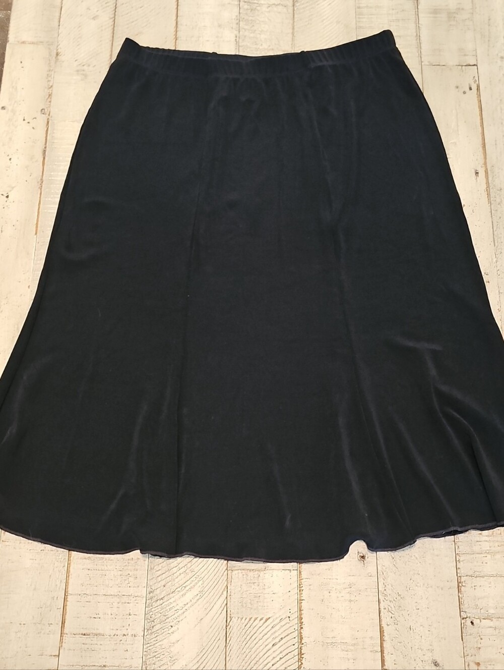 Kim Rogers Black A-Line Skirt